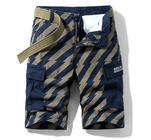 Small Quantity Garment Manufacturer Cotton Twill Men'S Outfit Cargo Shorts With Print